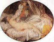 Jean Honore Fragonard The Stolen Shift France oil painting artist